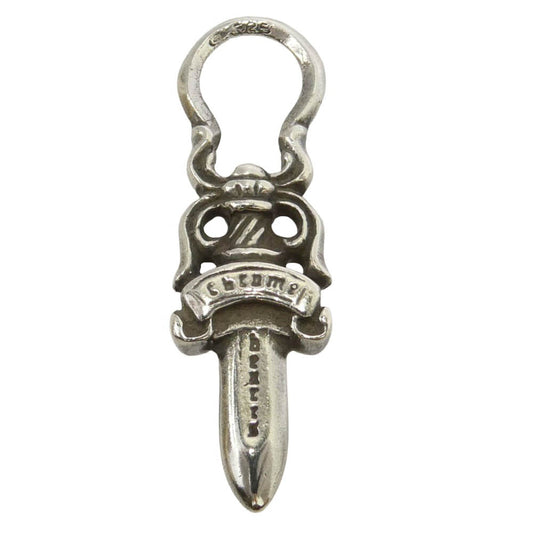 CHROME HEARTS クロムハーツ（原本無） #5DAGGER ZIP2 #5ダガーチャーム ペンダント トップ シルバー系【中古】