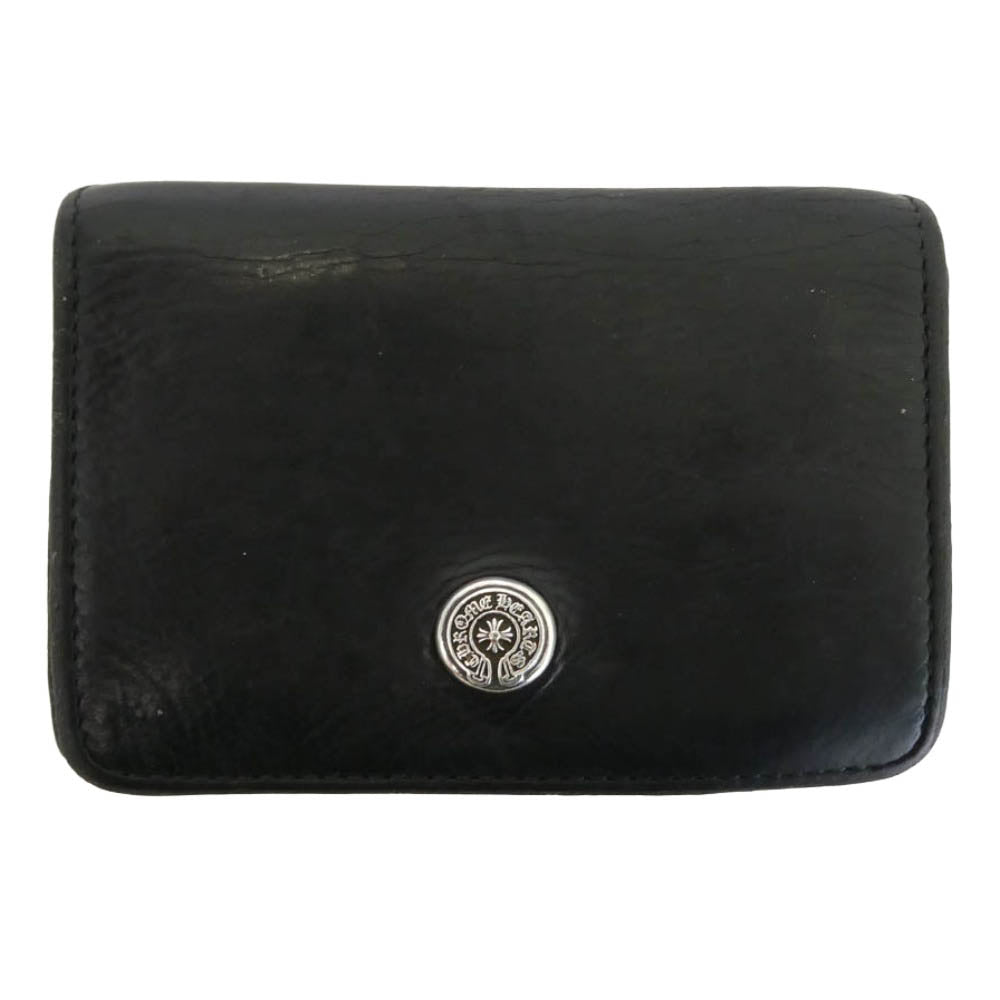 CHROME HEARTS クロムハーツ（原本無） OPEN WOUND オープンウーンド レザー ウォレット ブラック系【中古】