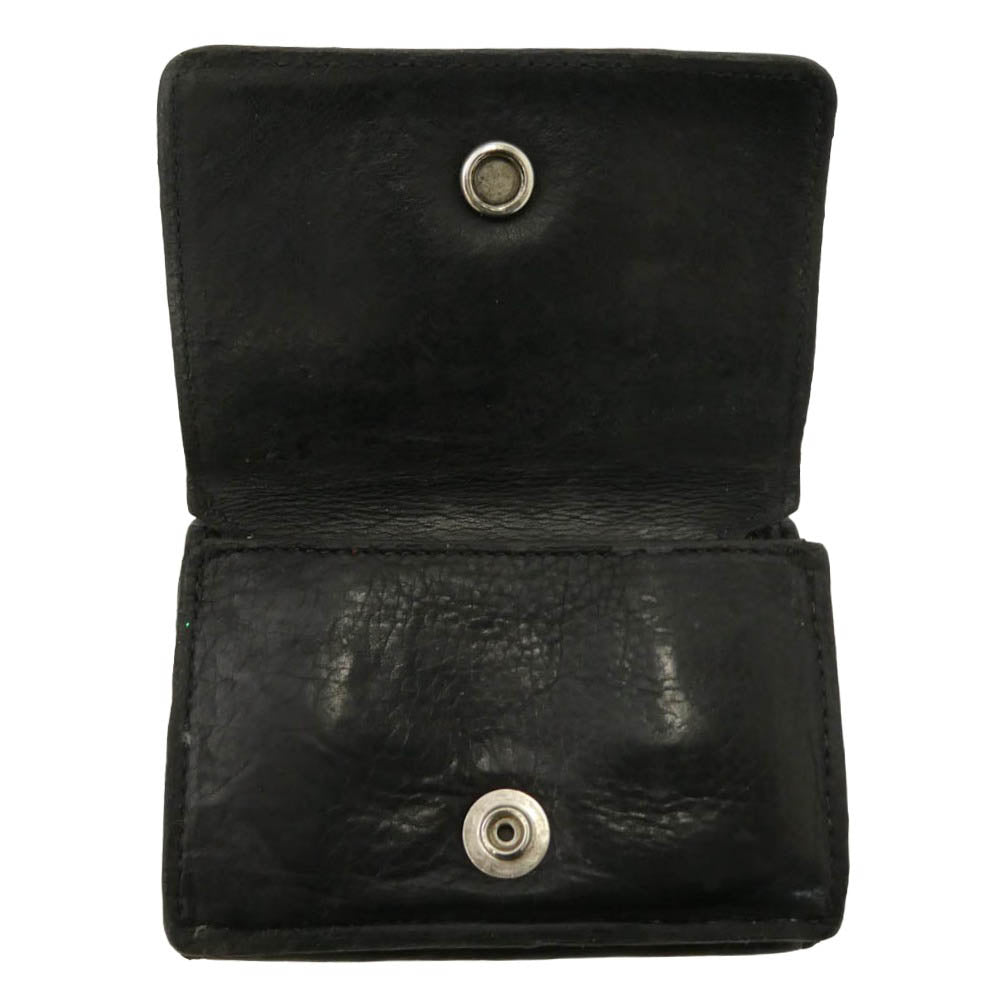 CHROME HEARTS クロムハーツ（原本無） OPEN WOUND オープンウーンド レザー ウォレット ブラック系【中古】