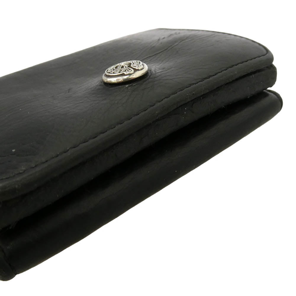 CHROME HEARTS クロムハーツ（原本無） OPEN WOUND オープンウーンド レザー ウォレット ブラック系【中古】