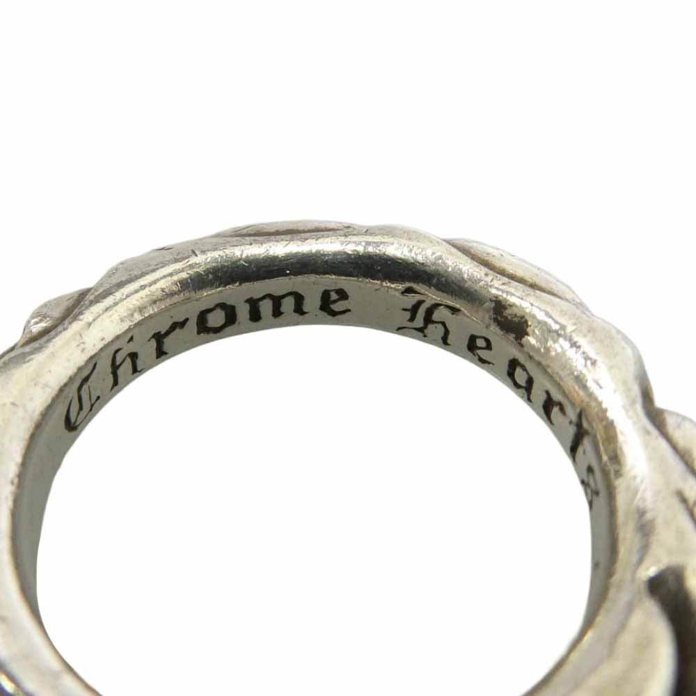 CHROME HEARTS クロムハーツ（原本無） SCRL BAND スクロールバンド リング シルバー系 15号【中古】