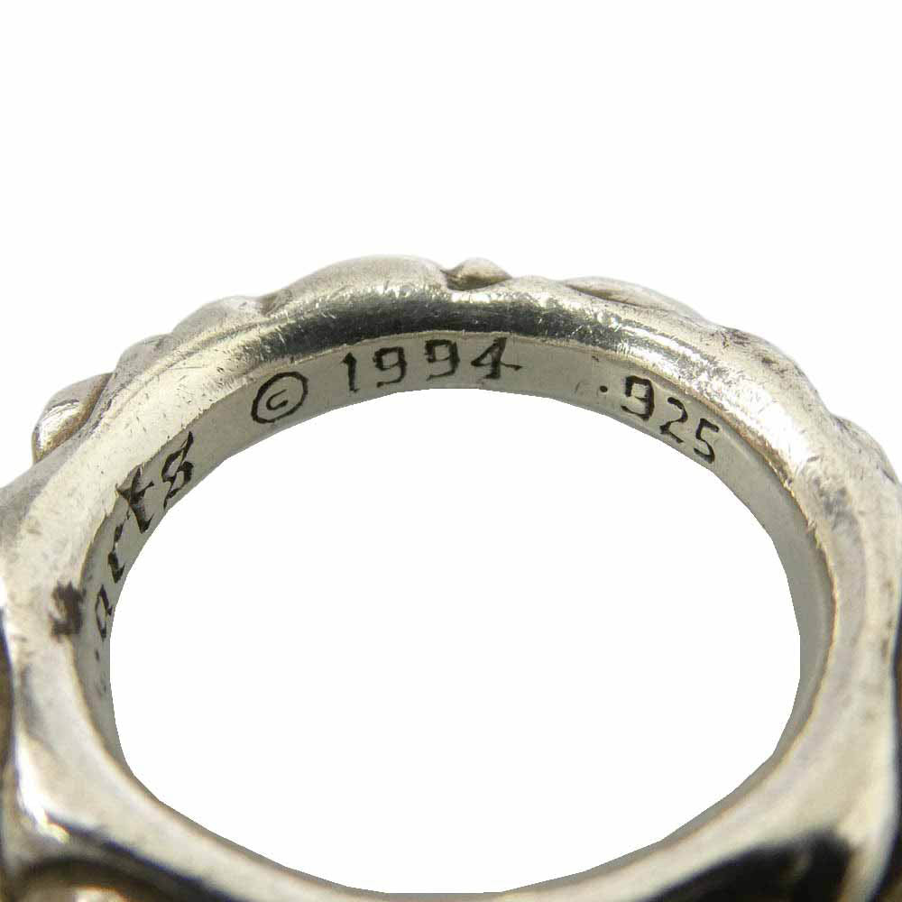 CHROME HEARTS クロムハーツ（原本無） SCRL BAND スクロールバンド リング シルバー系 15号【中古】