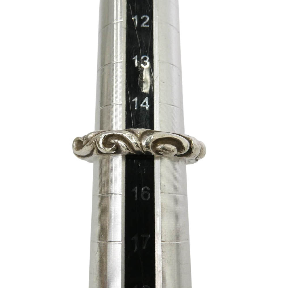 CHROME HEARTS クロムハーツ（原本無） SCRL BAND スクロールバンド リング シルバー系 15号【中古】