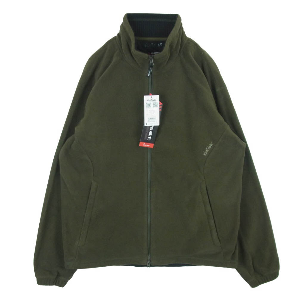 WILDTHINGS ワイルドシングス WT24122TJ POLARTEC JACKET ポーラーテック フリース ジャケット グリーン系 O.D L【極上美品】【中古】