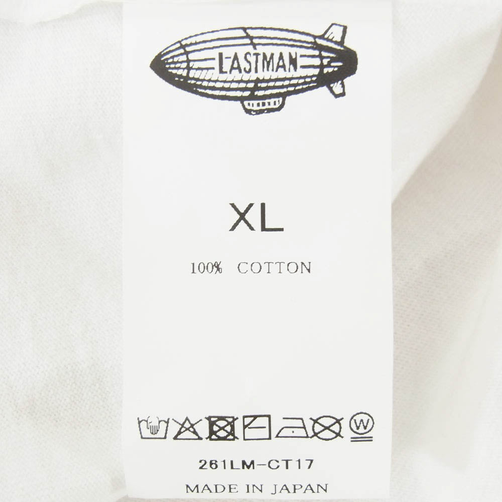 ラストマン 26SS 261LM-CT17 PRINTED TEE SHIRTS BALANCE リラックスフィット オーバーサイズ 半袖 Tシャツ ホワイト系 XL【極上美品】【中古】