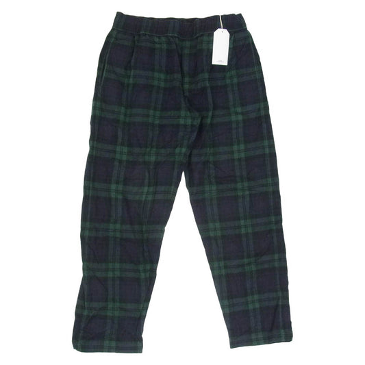 BEDWIN & THE HEARTBREAKERS ベドウィンアンドザハートブレイカーズ 25AW 25AB4745 10L PYJAMAS PANTS CAUTY メランジ調 チェック パジャマパンツ ネイビー系 3【極上美品】【中古】