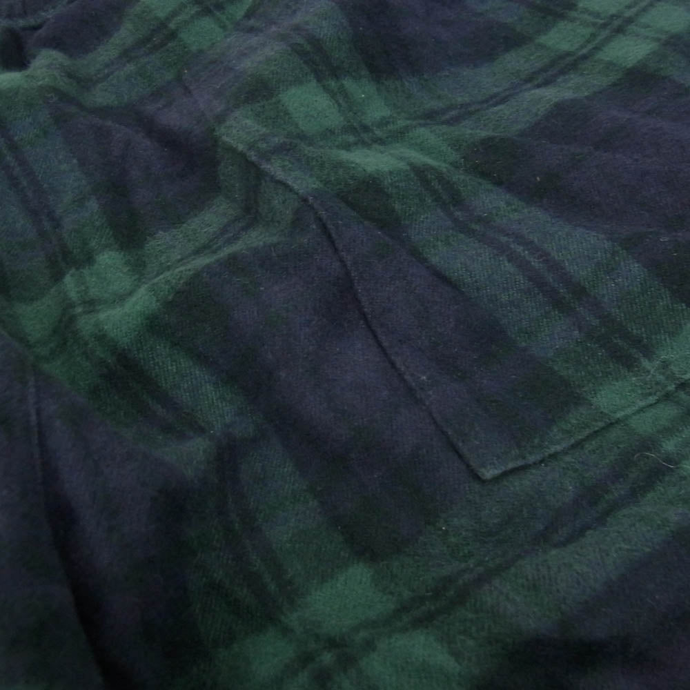 BEDWIN & THE HEARTBREAKERS ベドウィンアンドザハートブレイカーズ 25AW 25AB4745 10L PYJAMAS PANTS CAUTY メランジ調 チェック パジャマパンツ ネイビー系 3【極上美品】【中古】