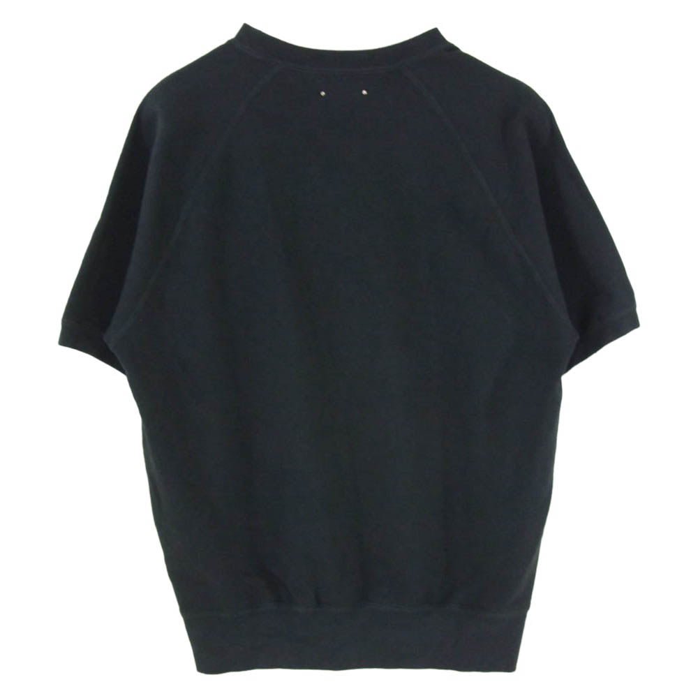 MINEDENIM マインデニム 26SS 2603-4004 North Memphis College Logo S.S Crewneck Pullover カレッジロゴ ショートスリーブ スウェット ブラック系 L【極上美品】【中古】
