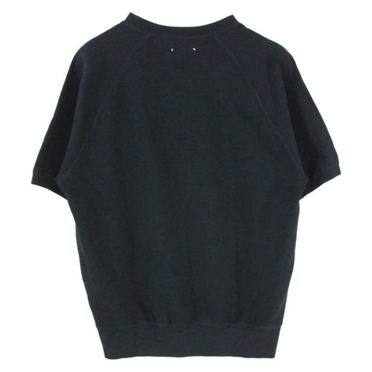 MINEDENIM マインデニム 26SS 2603-4004 North Memphis College Logo S.S Crewneck Pullover カレッジロゴ ショートスリーブ スウェット ブラック系 L【極上美品】【中古】