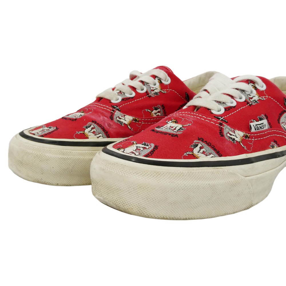 UNDERCOVER アンダーカバー VANS バンズ VN000EE8CJG VANS バンズ OTW Era 95 ローカット スニーカー レッド系 26.5cm【中古】