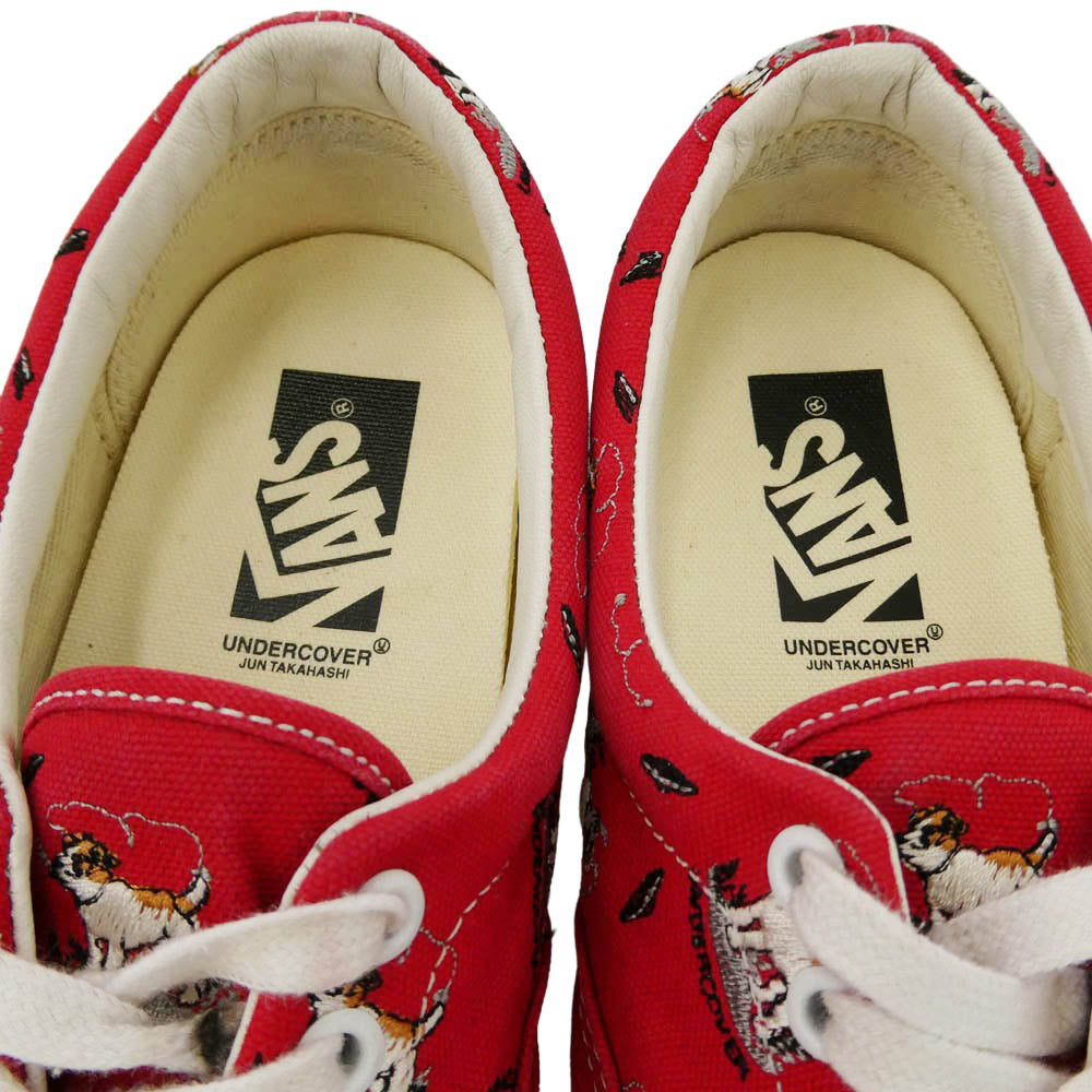 UNDERCOVER アンダーカバー VANS バンズ VN000EE8CJG VANS バンズ OTW Era 95 ローカット スニーカー レッド系 26.5cm【中古】
