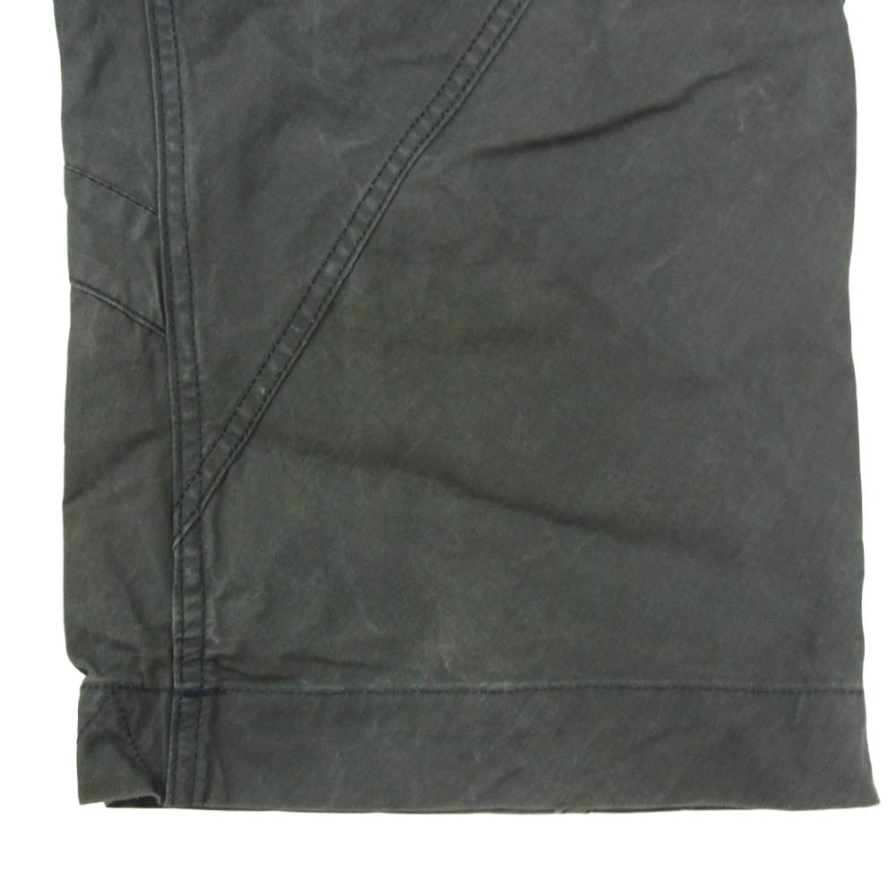 KUON クオン E2002-PT01 Military Tent CLOTH Wide Pants ミリタリーテントクロス ワイド パンツ ブルーグレー系 M【極上美品】【中古】