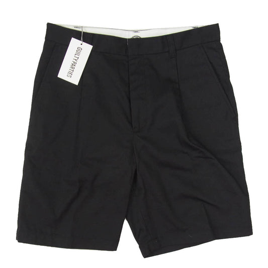 WACKO MARIA ワコマリア 25SS 25SS-WMP-DC02 × DICKIES PLEATED SHORT TROUSERS プリーツ ショート トラウザーズ パンツ ブラック系 S【新古品】【未使用】【中古】