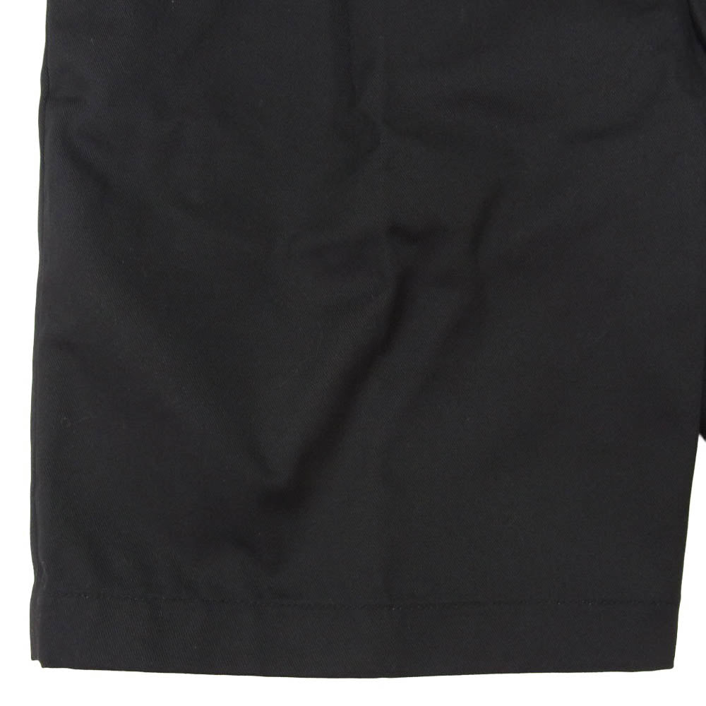WACKO MARIA ワコマリア 25SS 25SS-WMP-DC02 × DICKIES PLEATED SHORT TROUSERS プリーツ ショート トラウザーズ パンツ ブラック系 S【新古品】【未使用】【中古】