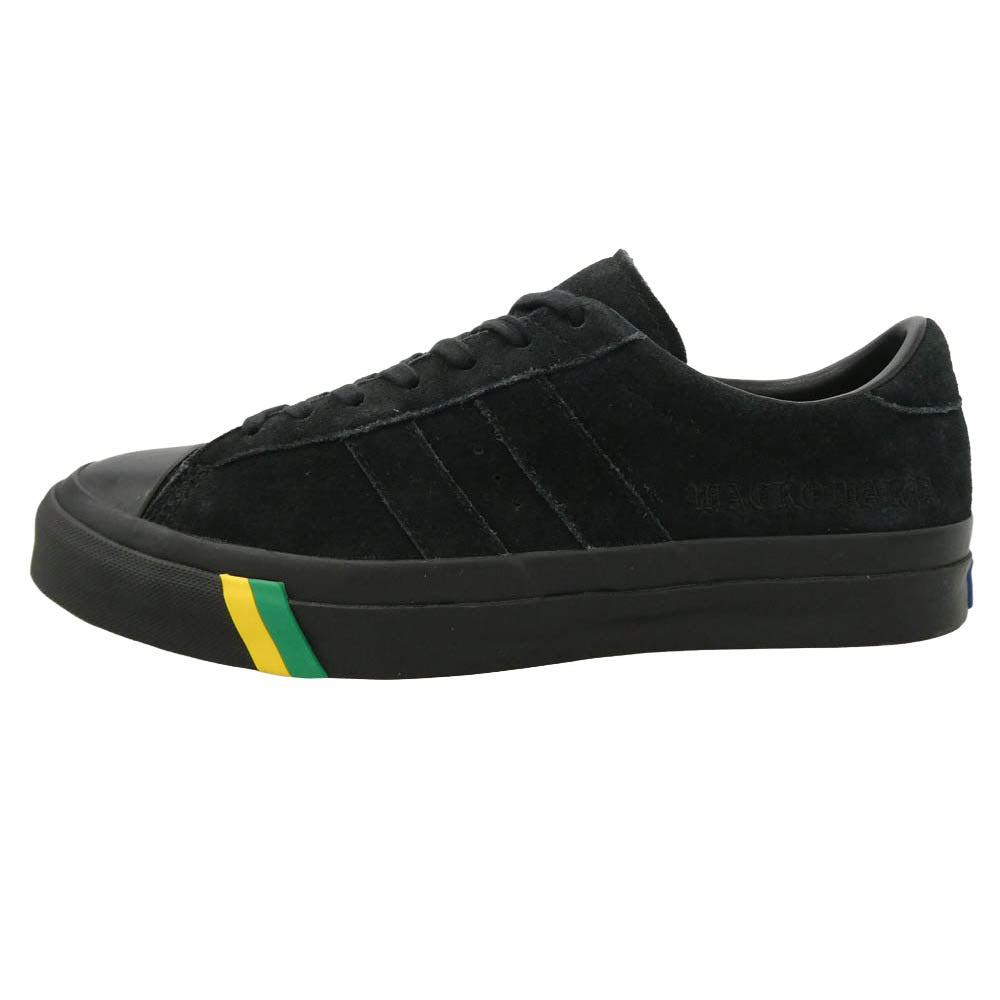 WACKO MARIA ワコマリア PRO-Keds プロケッズ PN1021W1 PRO-KEDS プロケッズ ROYAL PLUS SUEDE LO ロイヤルプラス スエード ロー スニーカー ブラック系 27.5cm【美品】【中古】
