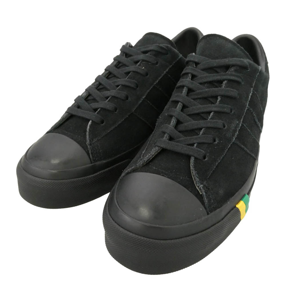 WACKO MARIA ワコマリア PRO-Keds プロケッズ PN1021W1 PRO-KEDS プロケッズ ROYAL PLUS SUEDE LO ロイヤルプラス スエード ロー スニーカー ブラック系 27.5cm【美品】【中古】