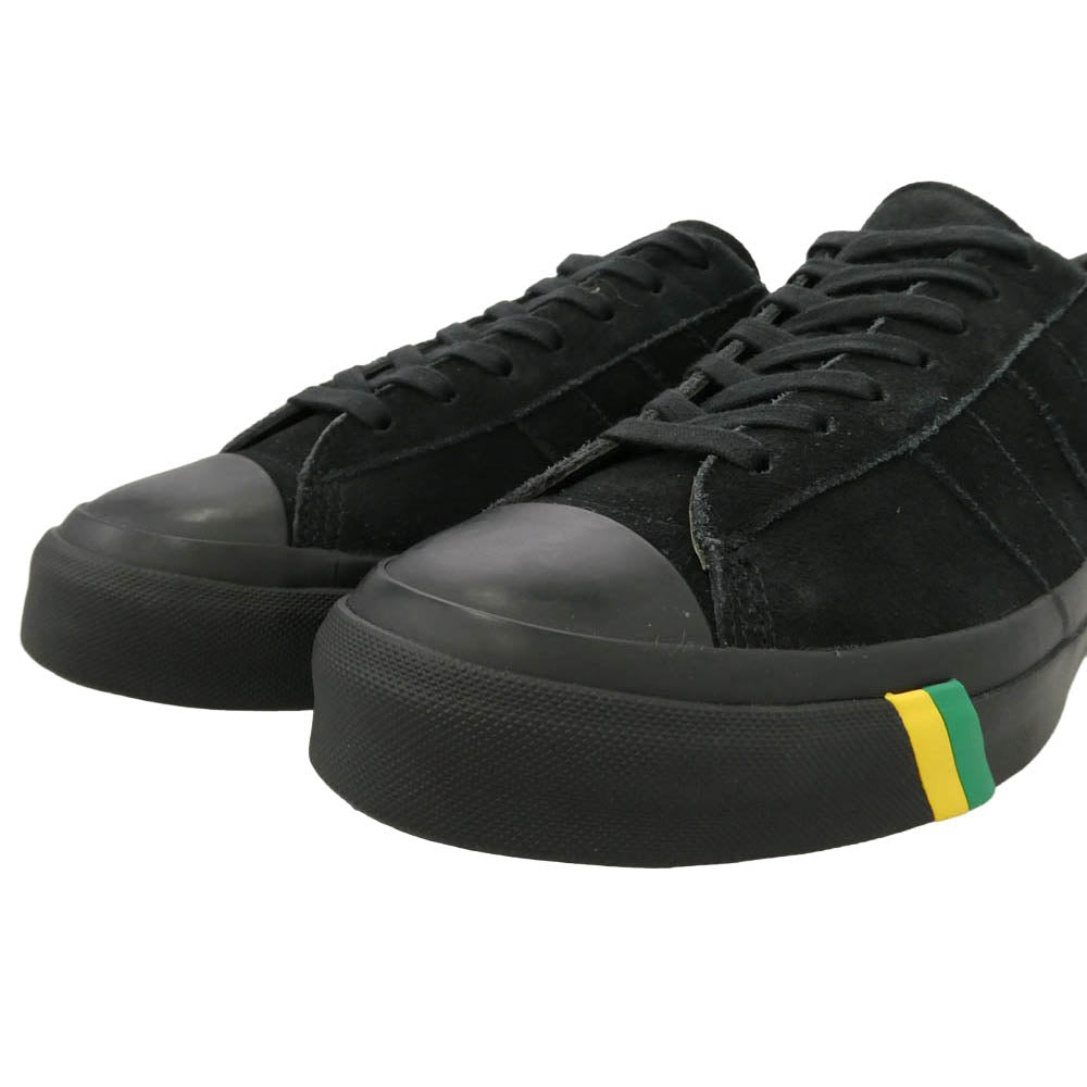 WACKO MARIA ワコマリア PRO-Keds プロケッズ PN1021W1 PRO-KEDS プロケッズ ROYAL PLUS SUEDE LO ロイヤルプラス スエード ロー スニーカー ブラック系 27.5cm【美品】【中古】