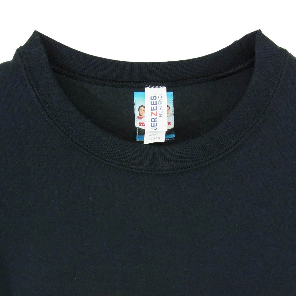 WACKO MARIA ワコマリア 25SS SBM-WM-SS02 × STAND BY ME CREW NECK SWEAT SHIRT スタンドバイミー クルーネック スウェットシャツ トレーナー ブラック系 L【新古品】【未使用】【中古】