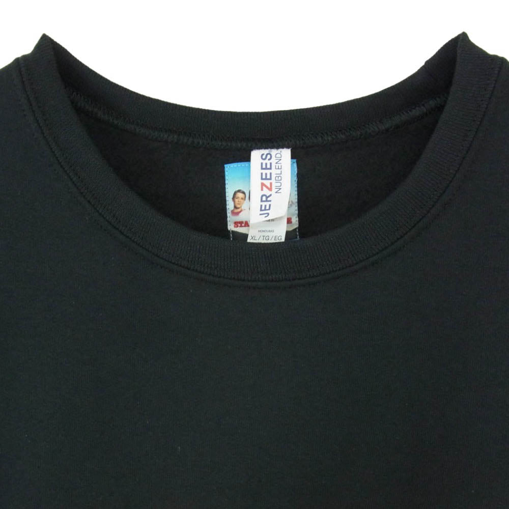 WACKO MARIA ワコマリア 25SS SBM-WM-SS02 × STAND BY ME CREW NECK SWEAT SHIRT スタンドバイミー クルーネック スウェットシャツ トレーナー ブラック系 XL【新古品】【未使用】【中古】
