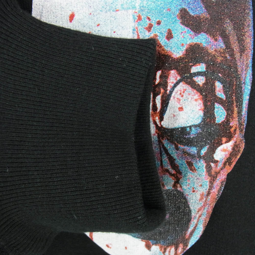 WACKO MARIA ワコマリア 25AW TERRIFIER-WM-SS06 ×Terrifier Heavy Weight Sweat Shirt テリファー ヘビー ウェイト スウェット シャツ トレーナー ブラック系 M【新古品】【未使用】【中古】