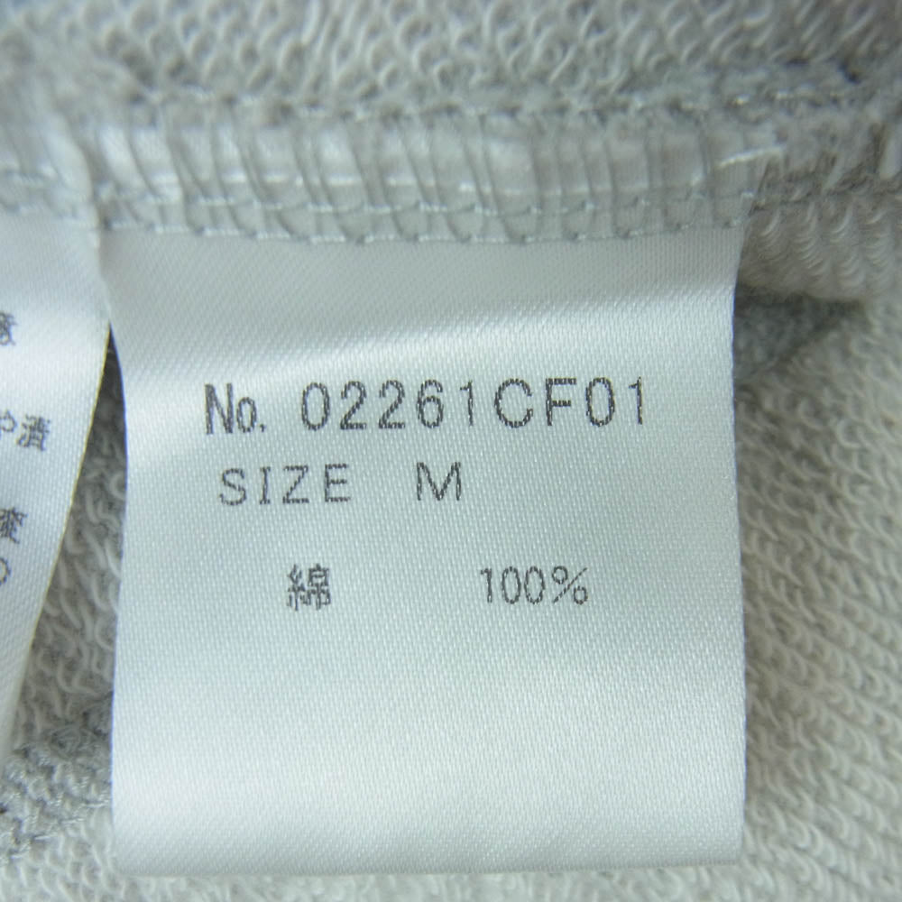 HYSTERIC GLAMOUR ヒステリックグラマー 02261CF01 HYS FLARE LOGO スウェット ジップ パーカー 日本製 グレー系 M【中古】
