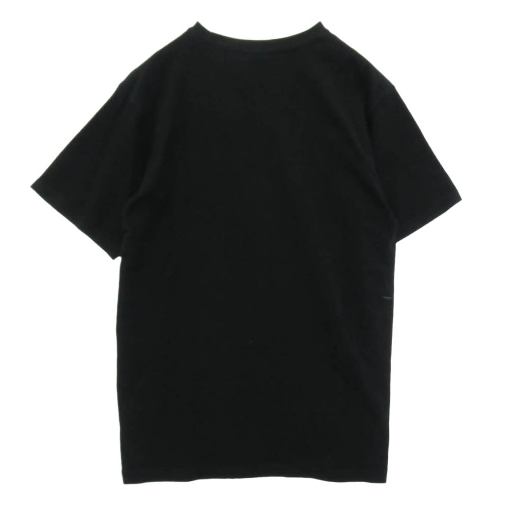 STUSSY ステューシー 90s OLD USA製 No.4 ラスタカラー ロゴ プリント Tシャツ 半袖 カットソー ブラック系 S【中古】