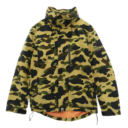 A BATHING APE アベイシングエイプ 1ST CAMO GORE-TEX NYLON JACKET ファースト カモ イエローカモ 猿迷彩 ゴアテックス ナイロン ジャケット マルチカラー系 M【中古】