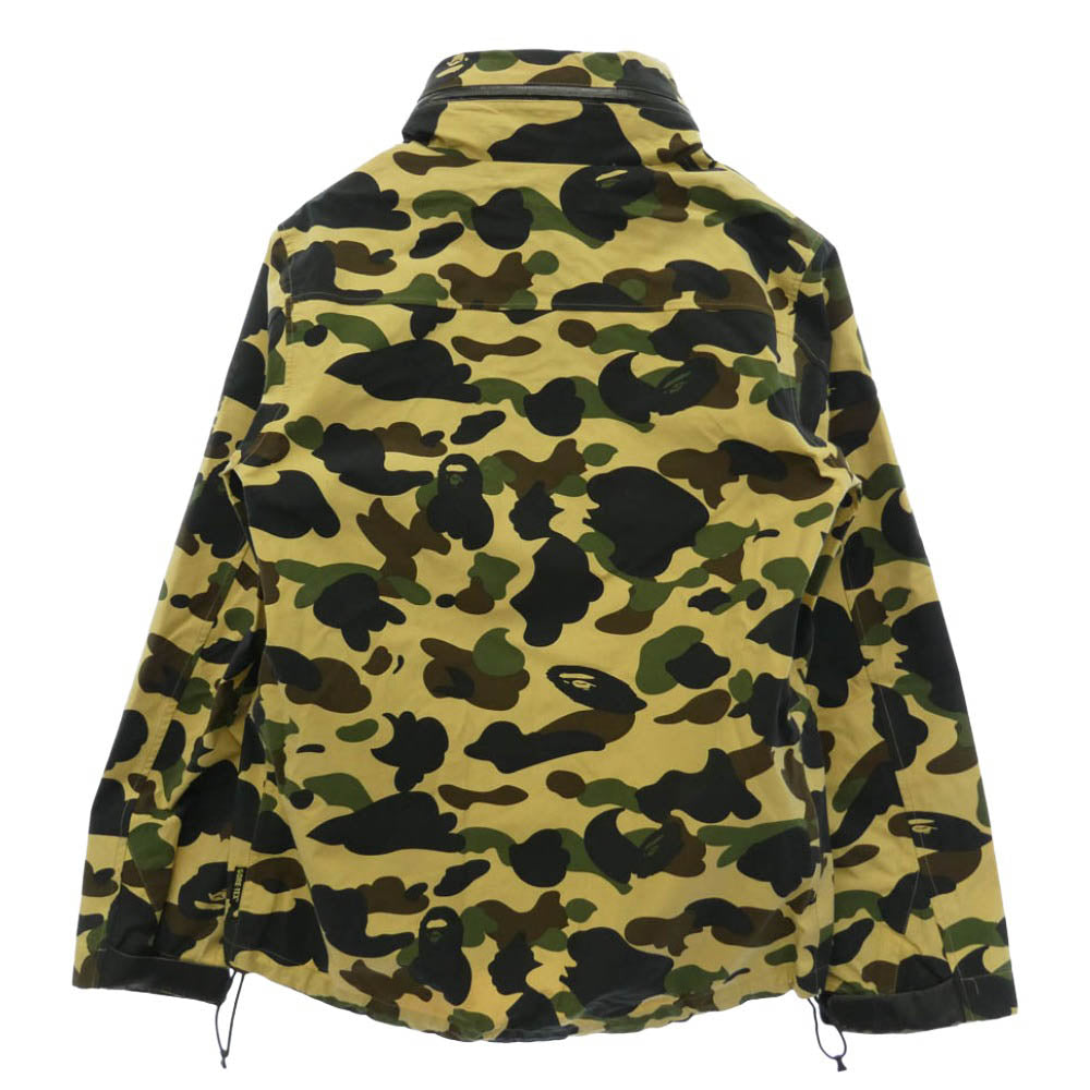 A BATHING APE アベイシングエイプ 1ST CAMO GORE-TEX NYLON JACKET ファースト カモ イエローカモ 猿迷彩 ゴアテックス ナイロン ジャケット マルチカラー系 M【中古】