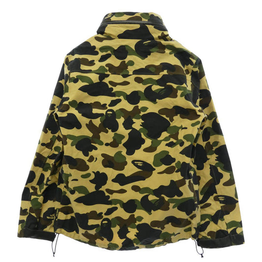 A BATHING APE アベイシングエイプ 1ST CAMO GORE-TEX NYLON JACKET ファースト カモ イエローカモ 猿迷彩 ゴアテックス ナイロン ジャケット マルチカラー系 M【中古】