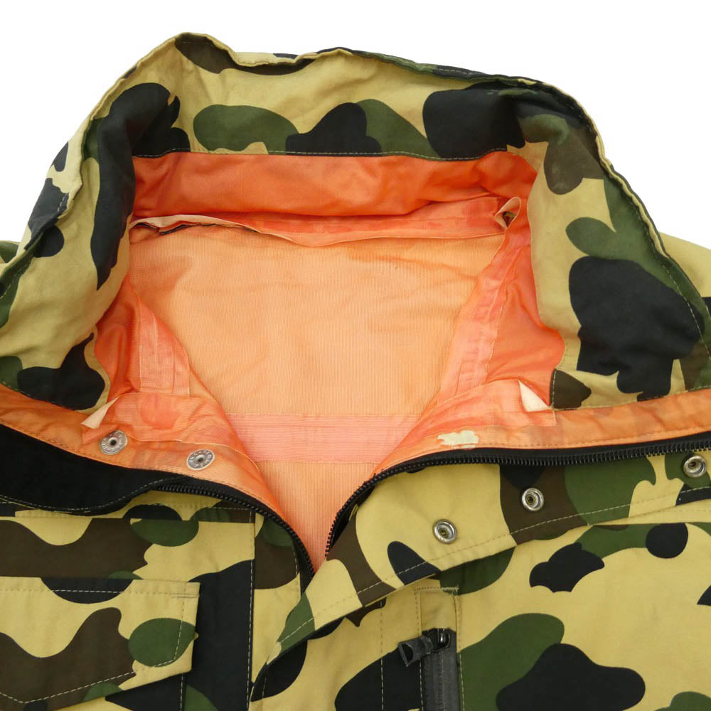 A BATHING APE アベイシングエイプ 1ST CAMO GORE-TEX NYLON JACKET ファースト カモ イエローカモ 猿迷彩 ゴアテックス ナイロン ジャケット マルチカラー系 M【中古】