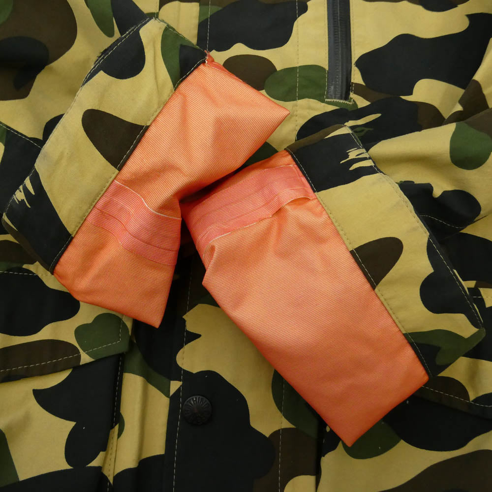 A BATHING APE アベイシングエイプ 1ST CAMO GORE-TEX NYLON JACKET ファースト カモ イエローカモ 猿迷彩 ゴアテックス ナイロン ジャケット マルチカラー系 M【中古】