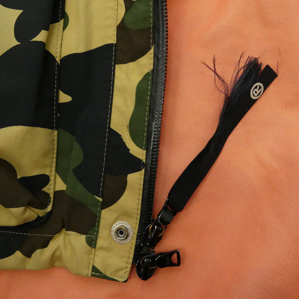 A BATHING APE アベイシングエイプ 1ST CAMO GORE-TEX NYLON JACKET ファースト カモ イエローカモ 猿迷彩 ゴアテックス ナイロン ジャケット マルチカラー系 M【中古】