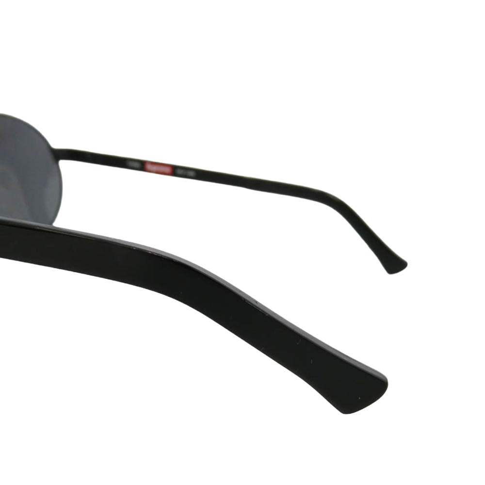 Supreme シュプリーム 14SS Tunnel Metal Sunglasses ラウンド型 メタルフレーム サングラス カラー レンズ アイウェア ブラック系【中古】