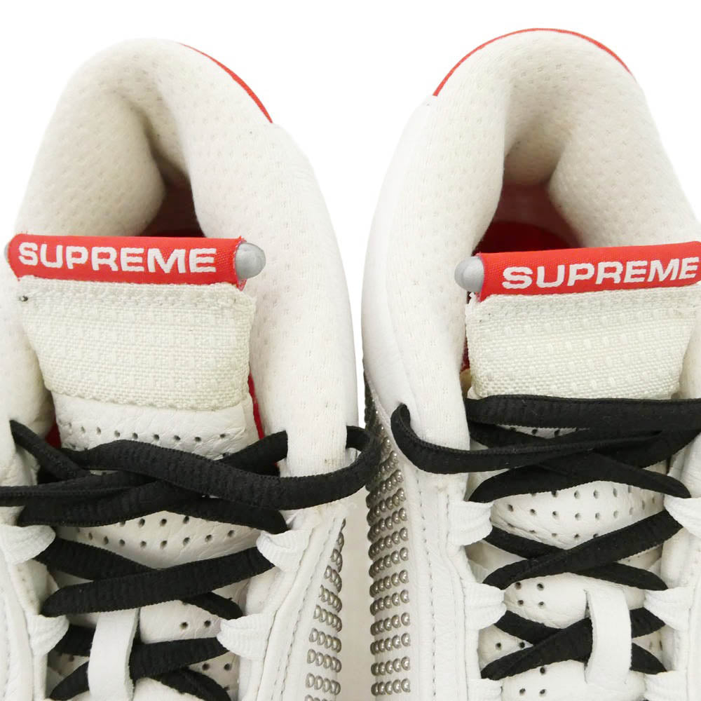 Supreme シュプリーム NIKE ナイキ BV7630-106 × AIR JORDAN 14 RETRO エアージョーダン 14 レトロ ハイカット スニーカー ホワイト系 27cm【中古】