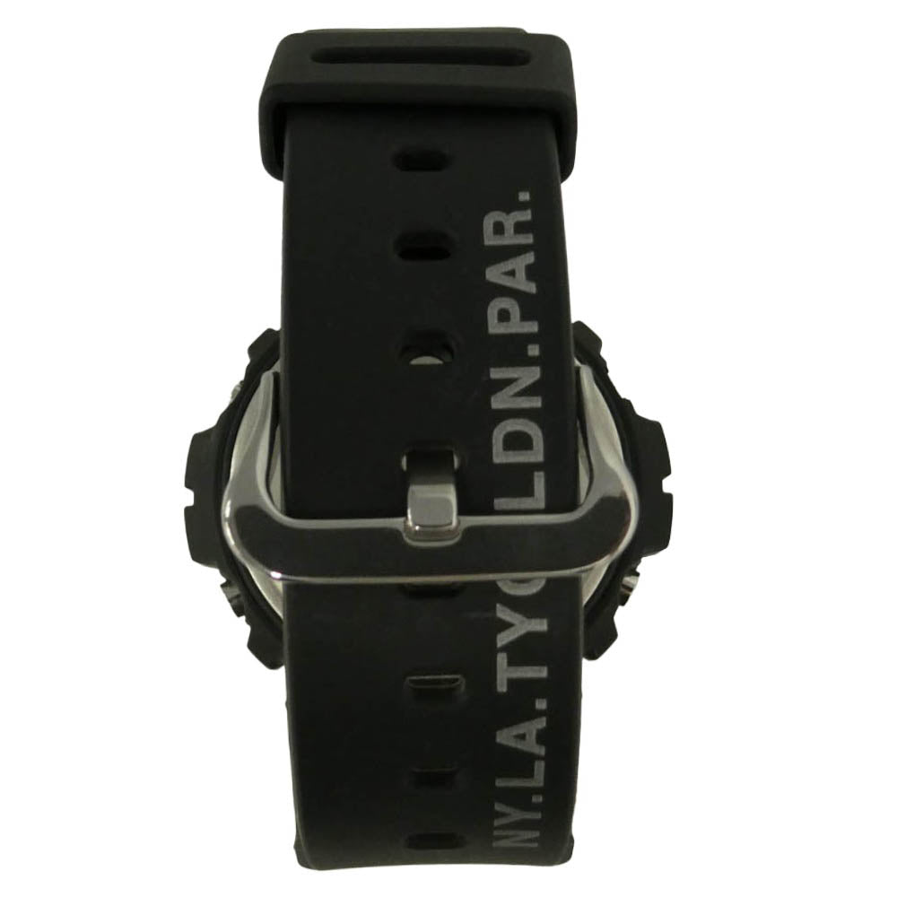 STUSSY ステューシー G-SHOCK ジーショック DW-6900STF-1JR 35th ANNIVERSARY アニバーサリー ウォッチ 初代カラー復刻 腕時計 ブラック系【中古】