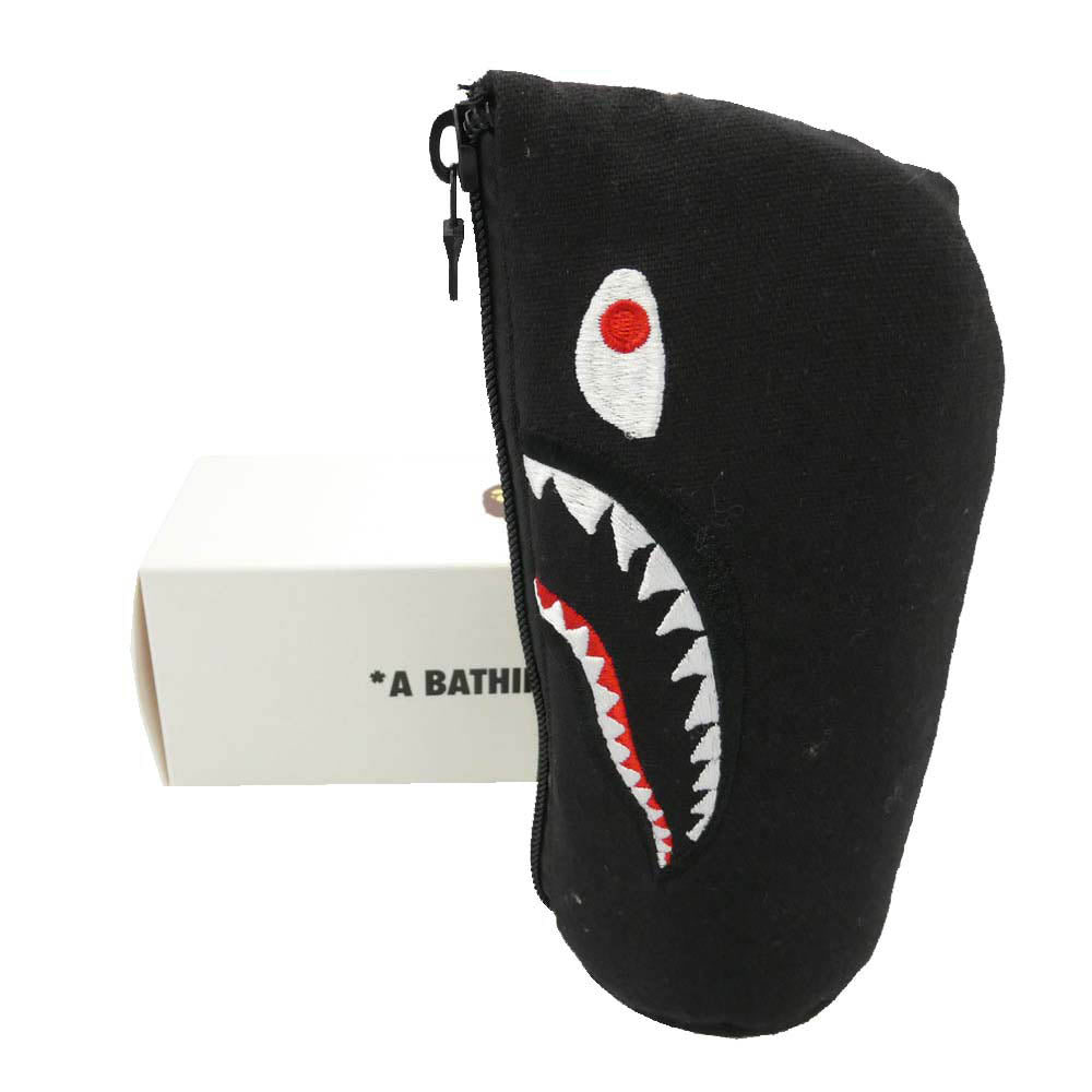 A BATHING APE アベイシングエイプ SHARK23 サルカモ 猿迷彩 カモフラージュ 2WAY 跳ね上げ式 サングラス カラー レンズ アイウェア ダークグレー系 53/19 148【中古】