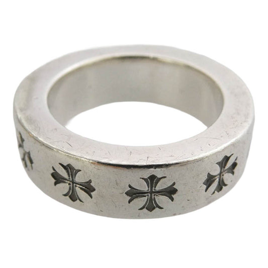 CHROME HEARTS クロムハーツ（原本無） ブラックシンフォニーギャランティ付属 6mm SPACER FOREVER スペーサー フォーエバー リング シルバー系 8号【中古】