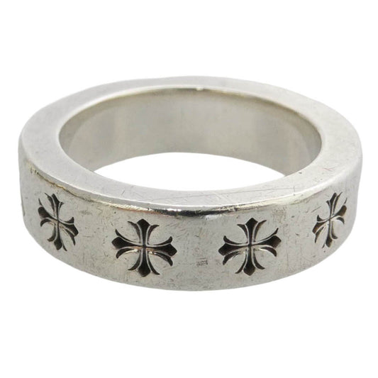 CHROME HEARTS クロムハーツ（原本無） ブラックシンフォニーギャランティ付属 6mm SPACER FOREVER スペーサー フォーエバー リング シルバー系 15.5号【中古】