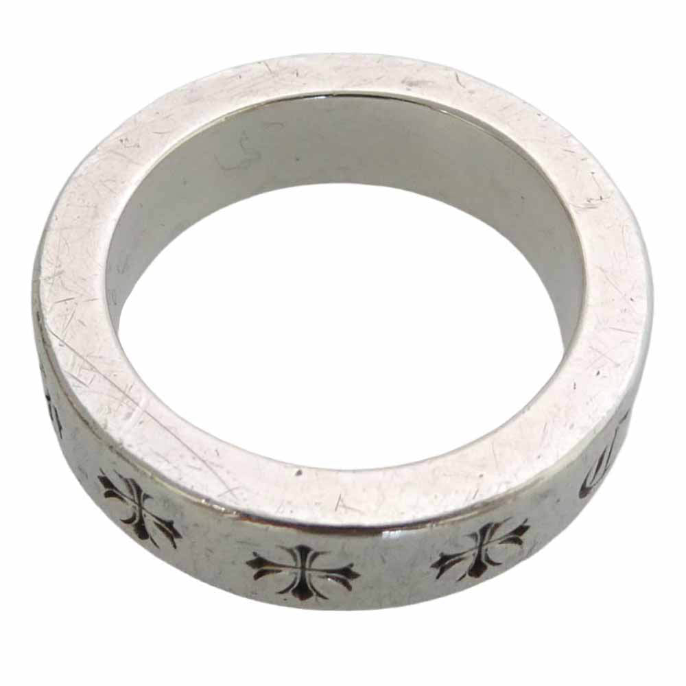CHROME HEARTS クロムハーツ（原本無） ブラックシンフォニーギャランティ付属 6mm SPACER FOREVER スペーサー フォーエバー リング シルバー系 15.5号【中古】