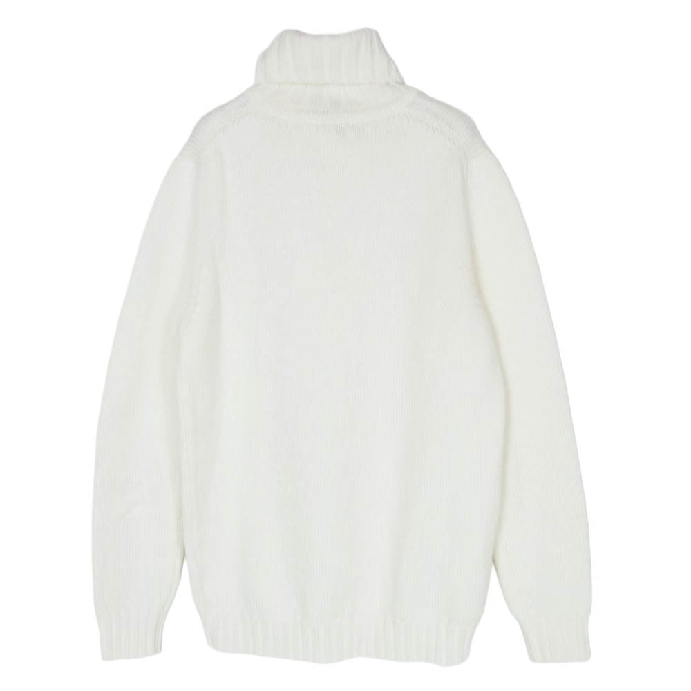 バフィー wo0110140 ウール タートルネック ニット セーター オフホワイト系 46【中古】
