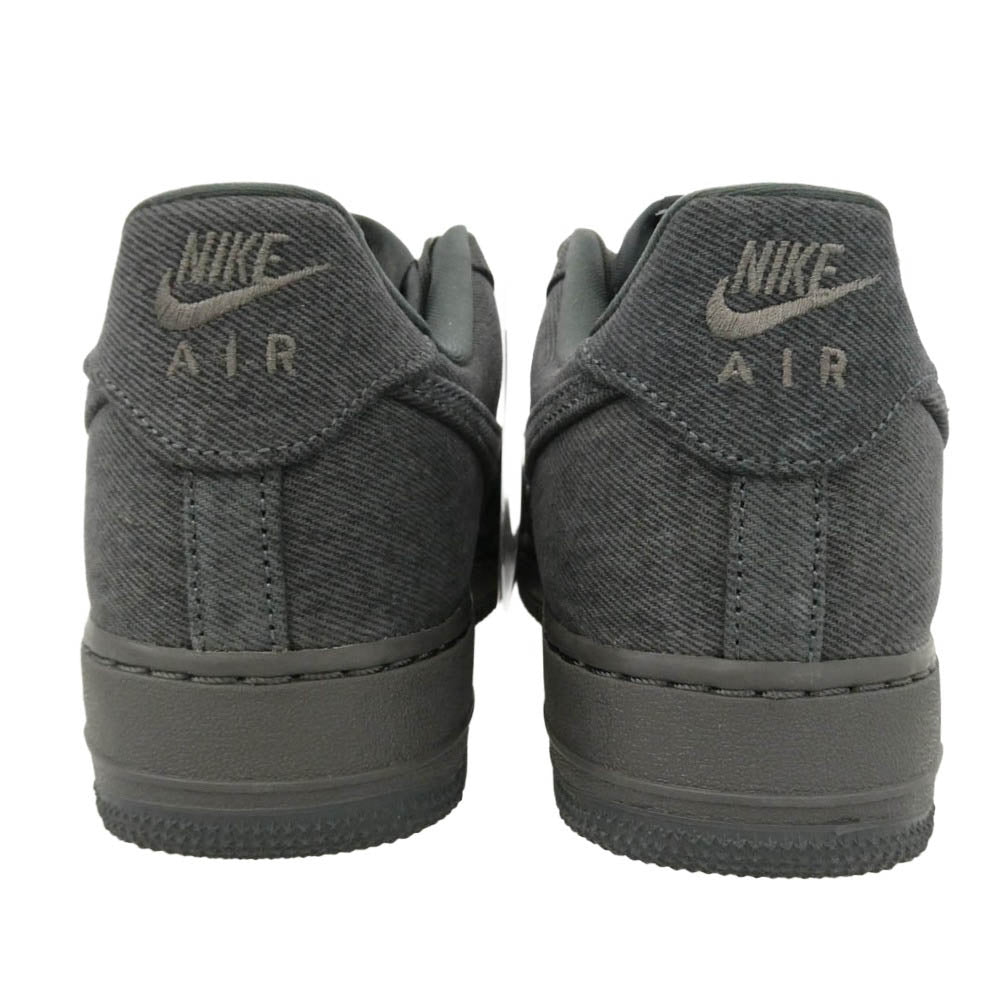 NIKE ナイキ IR0951-003 Air Force 1 '07 LV8 Denim AF1 エア フォース 1 デニム ローカット スニーカー チャコール系 26.5cm【新古品】【未使用】【中古】