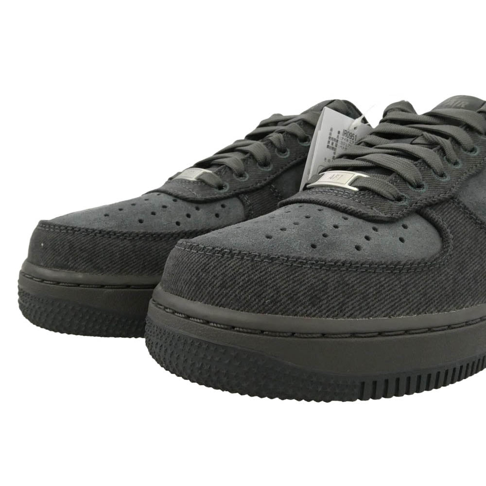 NIKE ナイキ IR0951-003 Air Force 1 '07 LV8 Denim AF1 エア フォース 1 デニム ローカット スニーカー チャコール系 26.5cm【新古品】【未使用】【中古】