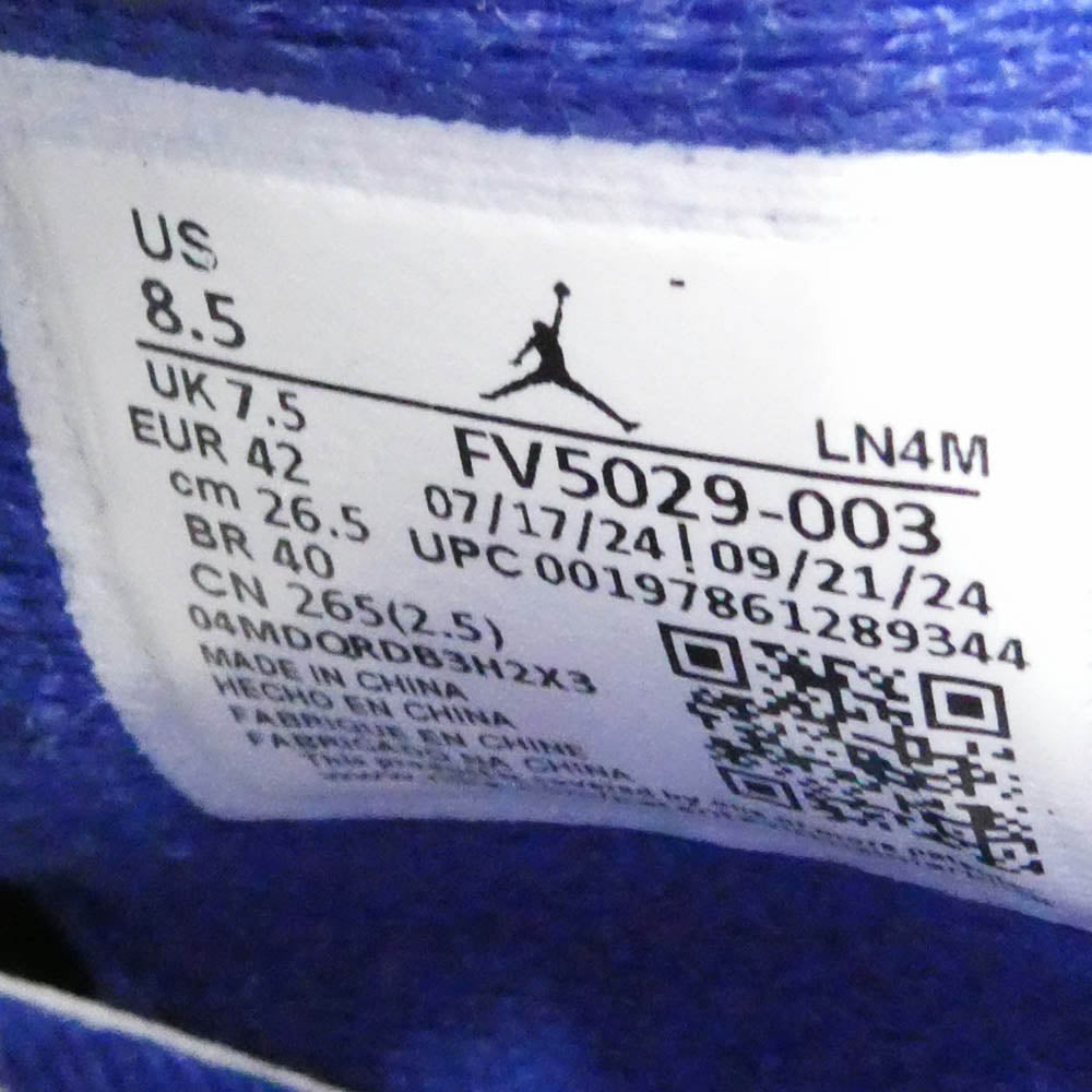 NIKE ナイキ FV5029-003 Air Jordan 4 Rare Air AJ4 エアジョーダン 4 ハイカット スニーカー ブラック系 マルチカラー系 26.5cm【新古品】【未使用】【中古】
