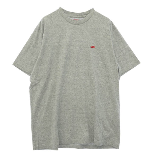 Supreme シュプリーム Small Box Logo Tee スモールボックスロゴ クルーネック 半袖 Tシャツ グレー系 L【極上美品】【中古】