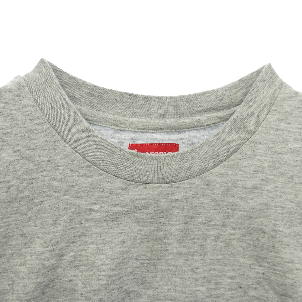 Supreme シュプリーム Small Box Logo Tee スモールボックスロゴ クルーネック 半袖 Tシャツ グレー系 L【極上美品】【中古】