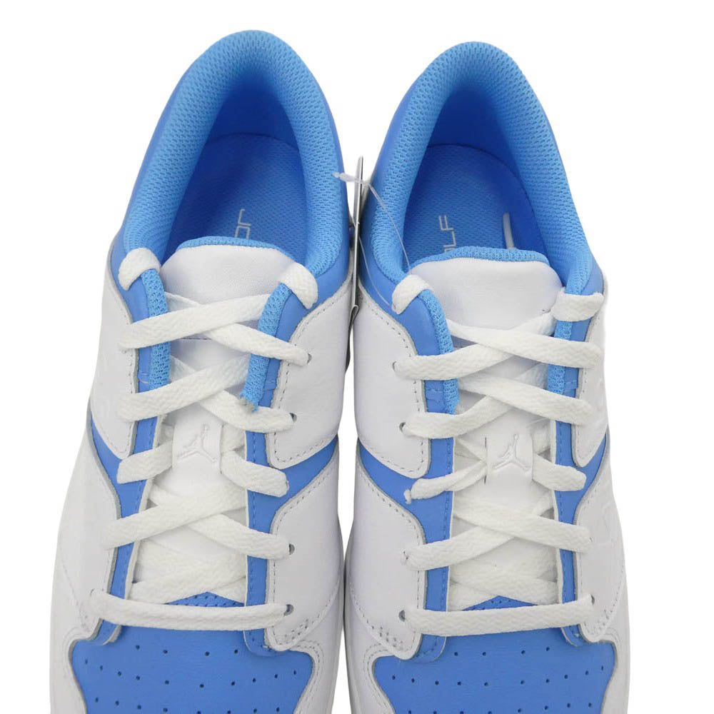 NIKE ナイキ FZ4153-101 JORDAN NU RETRO 1 NU レトロ 1 G ジョーダン バーシティブルー ゴルフ スニーカー ホワイト系 ライトブルー系 27cm【極上美品】【中古】