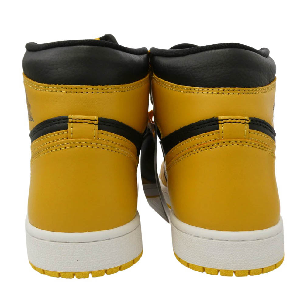 NIKE ナイキ 555088-701 AIR JORDAN 1 HIGH OG POLLEN AJ1 エアジョーダン1 パラン ハイカットスニーカー ブラック系 イエロー系 27cm【新古品】【未使用】【中古】