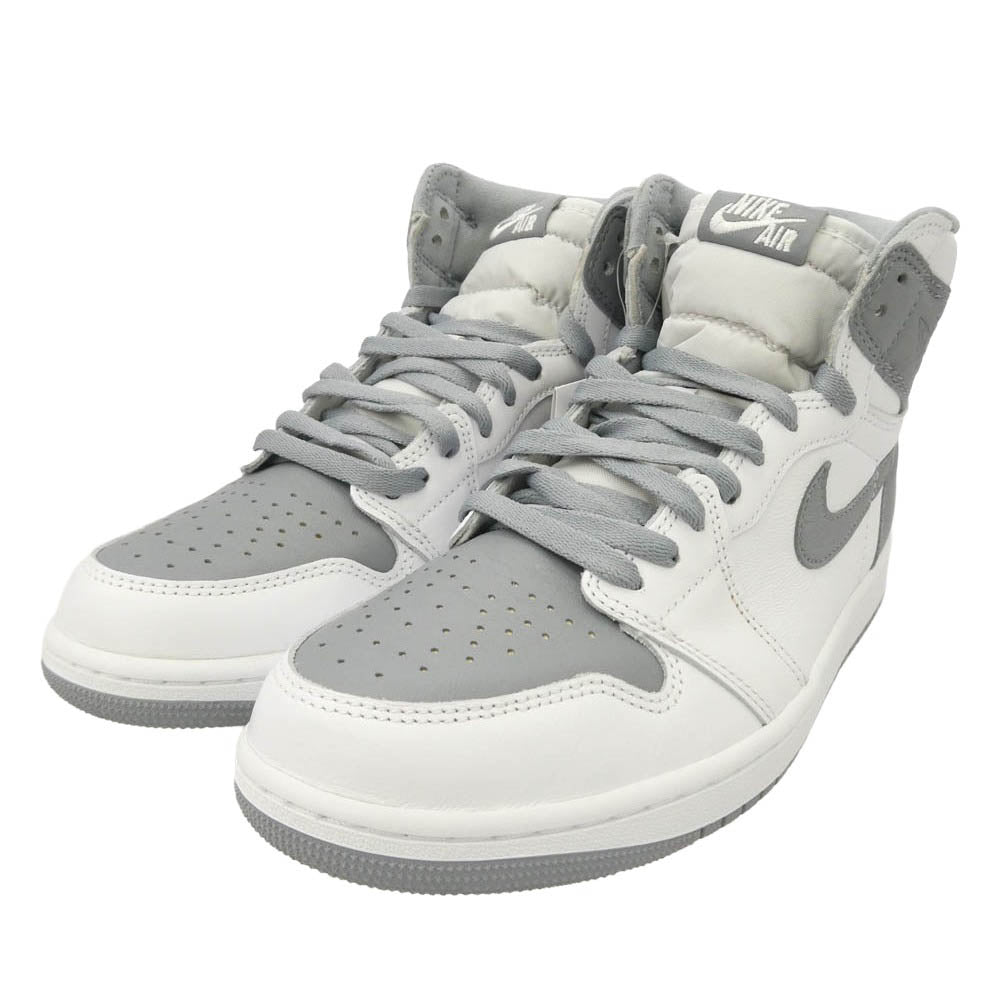 NIKE ナイキ 555088-037 Air Jordan 1 High OG Stealth AJ1 エアジョーダン ハイ OG ステルス スニーカー ホワイト系 グレー系 27cm【極上美品】【中古】