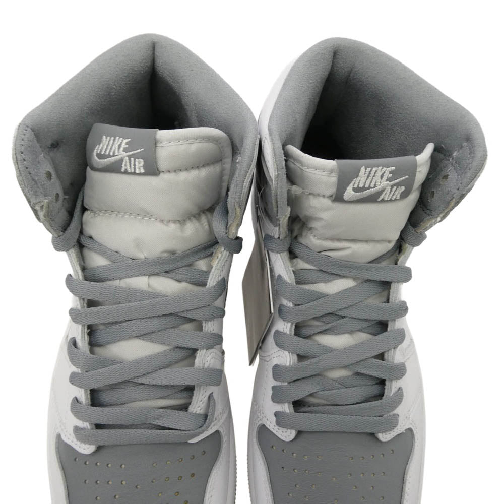 NIKE ナイキ 555088-037 Air Jordan 1 High OG Stealth AJ1 エアジョーダン ハイ OG ステルス スニーカー ホワイト系 グレー系 27cm【極上美品】【中古】