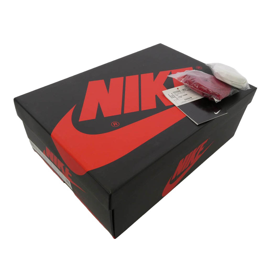NIKE ナイキ 555088-062 Air Jordan 1 Retro High OG Blood Line ナイキ エアジョーダン1 レトロ ハイ OG ブラッドライン スニーカー マルチカラー系 27cm【極上美品】【中古】